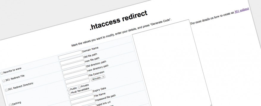 How to create your own .htaccess file