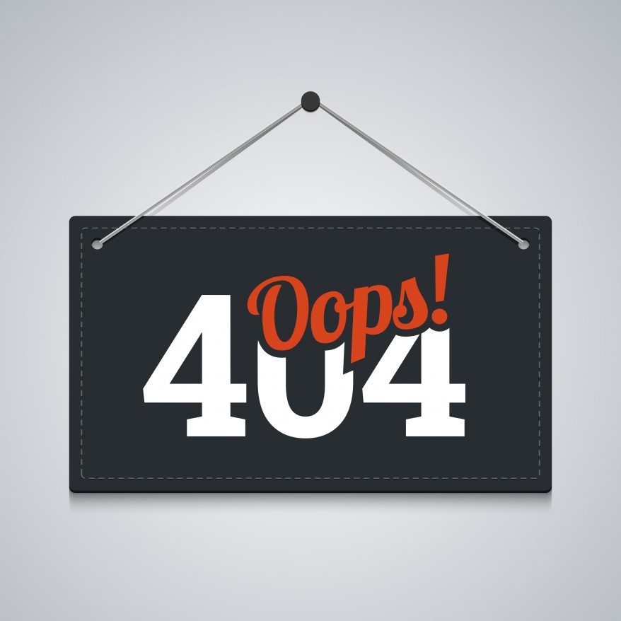 Turn ‘404 page not found’ into a positive experience